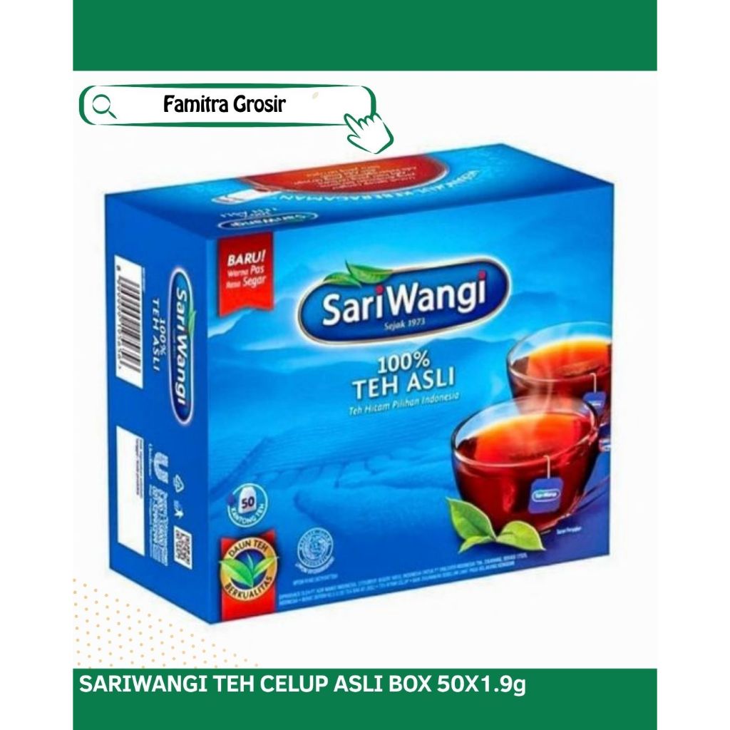 

SARIWANGI TEH CELUP ASLI BOX 50X1.9g