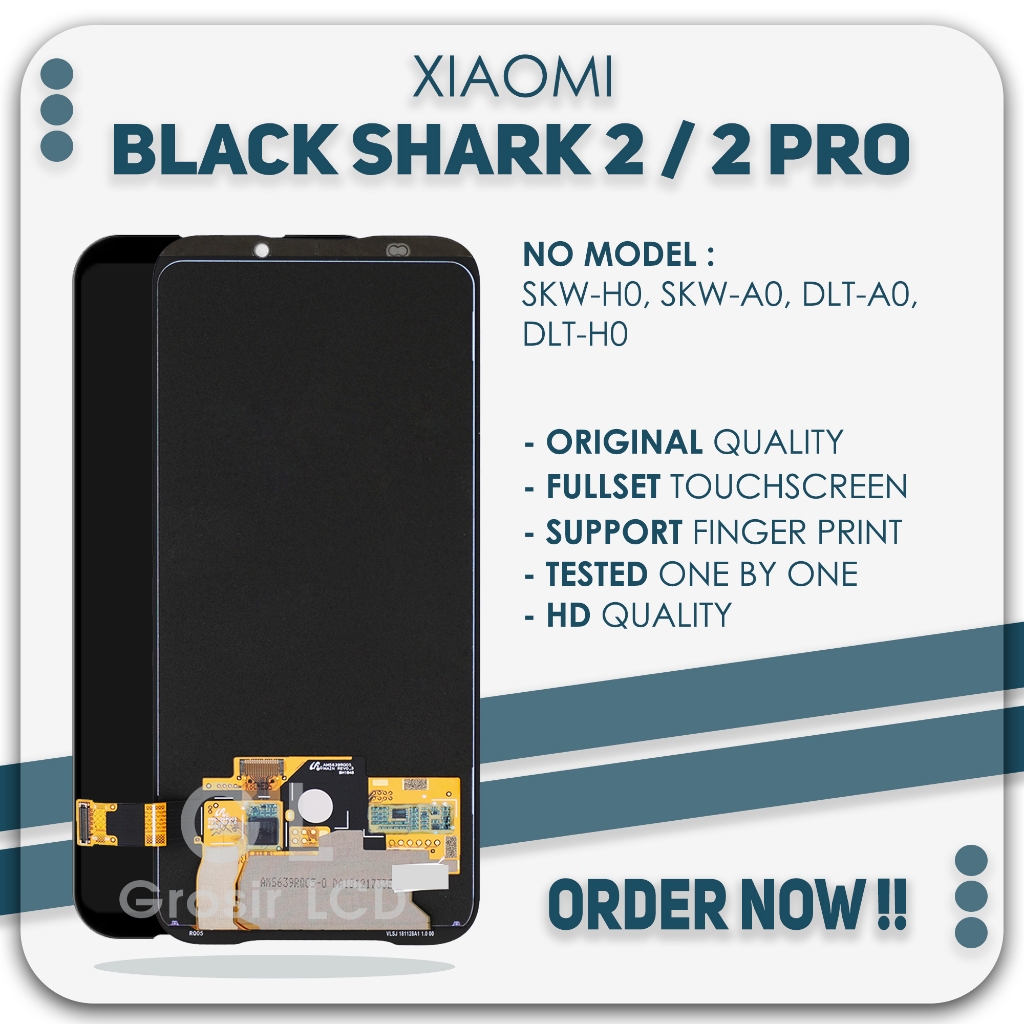 Grosir LCD Xiaomi Black Shark 2 / Black Shark 2 Pro - Finger Print Fullset Touch Screen