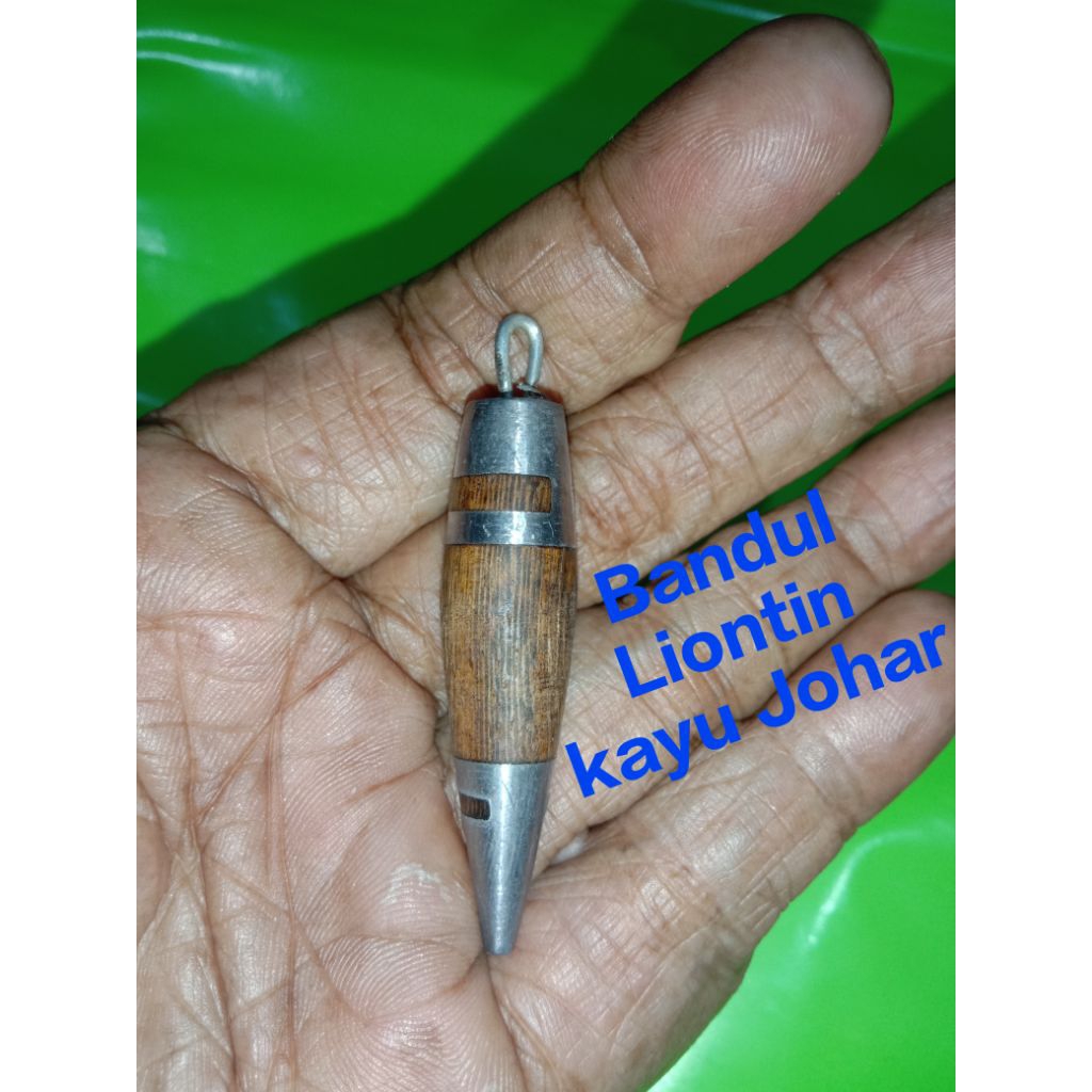 Bandul kalung Liontin mini kayu Johar Nini imay