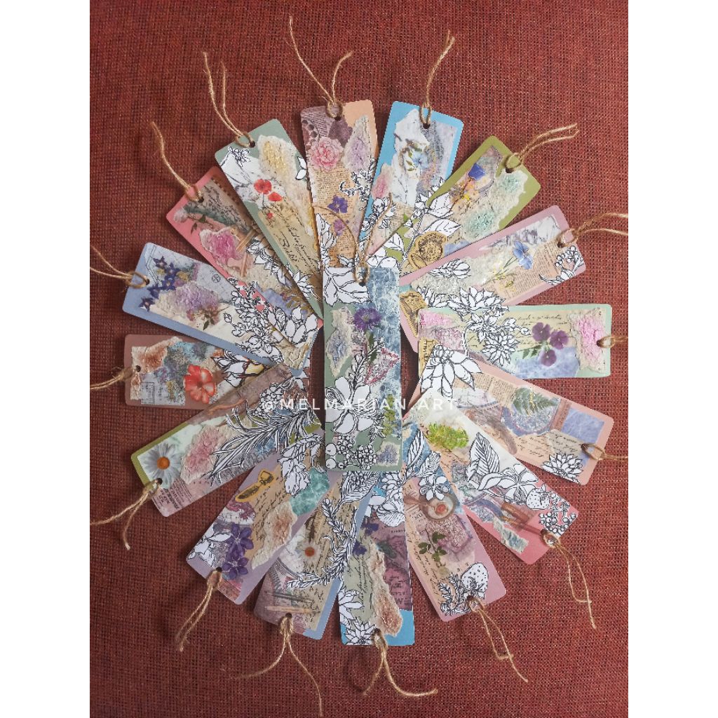 

MelmarianArt Handmade Bookmarks: Vintage series