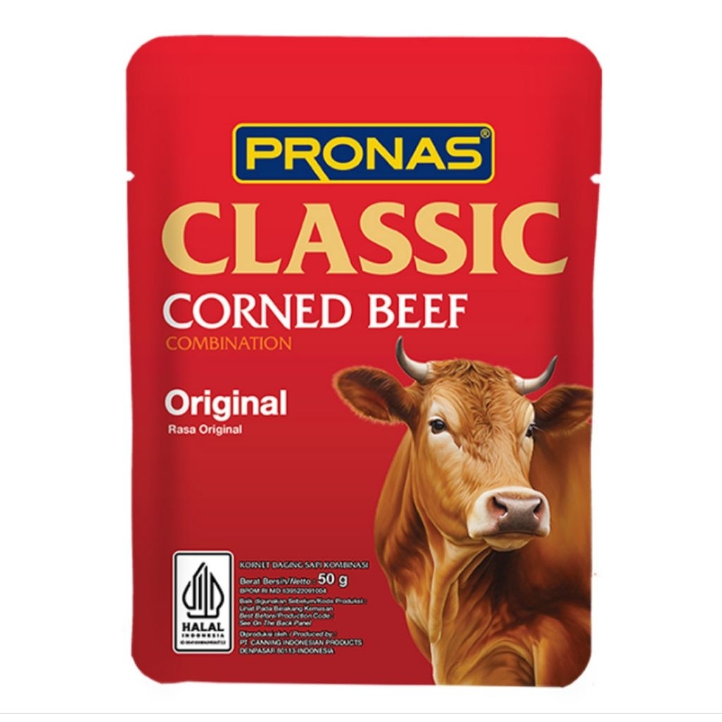 

Pronas Kornet Daging Klasik 50g