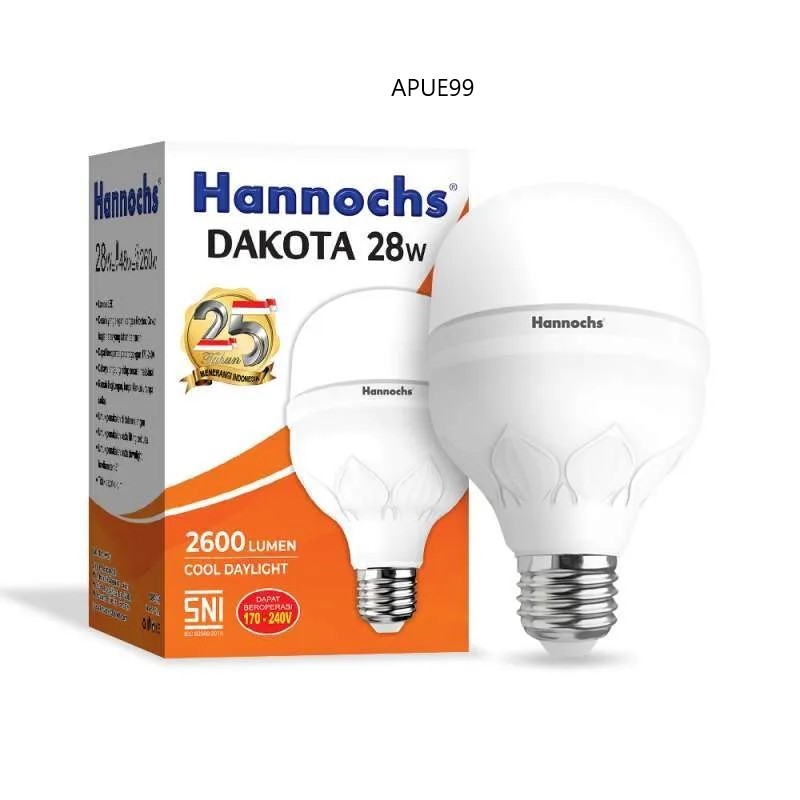 LED Bohlam Dakota 5-10-15-20-28-38-48  watt Hannochs CoolDayLight