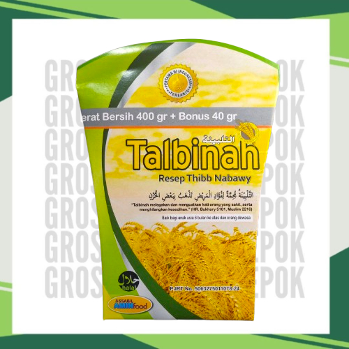 

Tepung Talbinah 400gr + 40gr - Assabil Amin Food | Tepung Pengganti Nasi | Gandum kualitas Terbaik