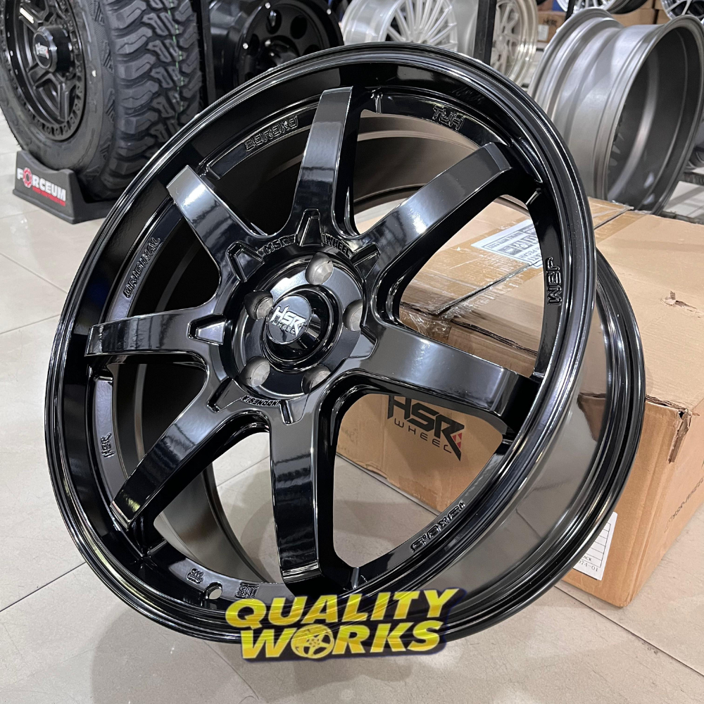 Velg Racing R17 Mobil HRV, Terios, Ertiga, Pelek Ring 17 HSR Wheel TJH Boroko