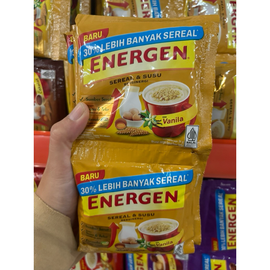 

Temurah Energen Vanila isi 10pcs