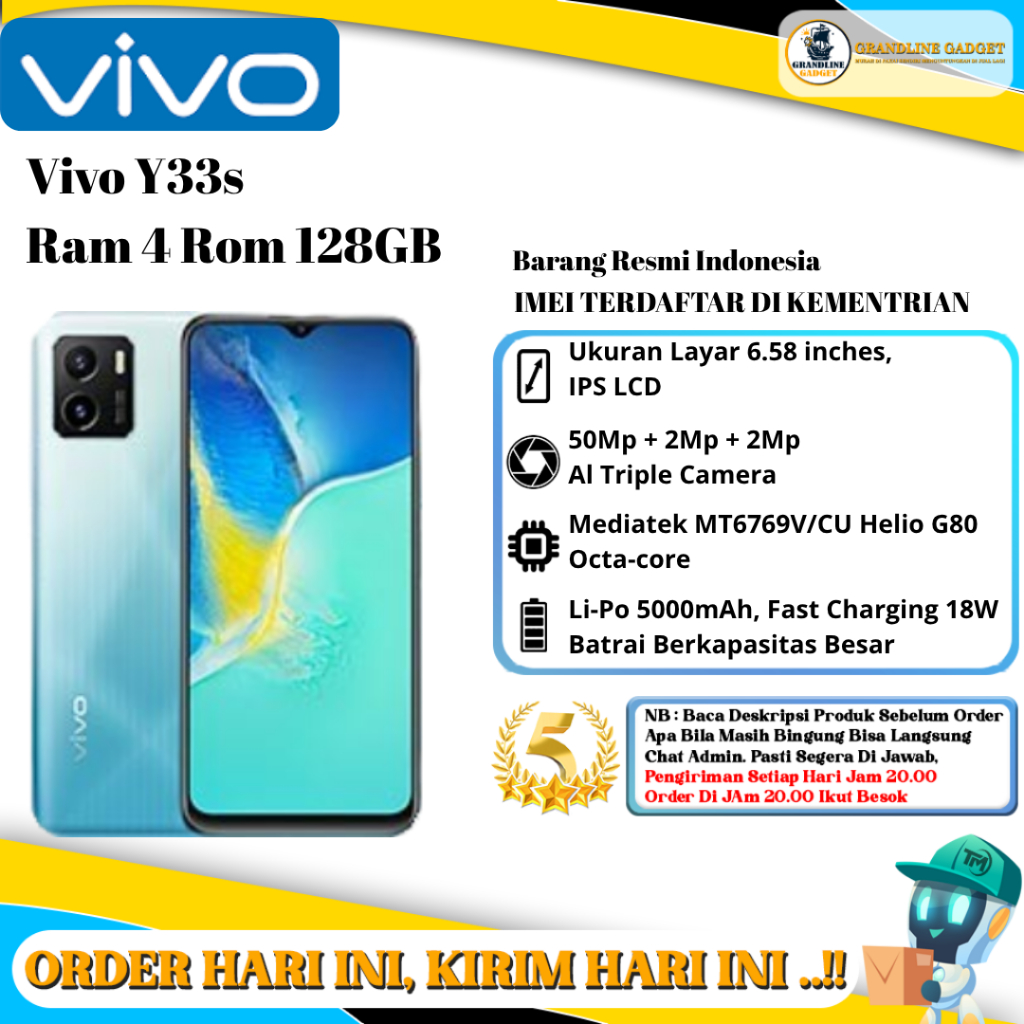 Vivo Y33S Ram 8/128GB | Ram 4/128GB