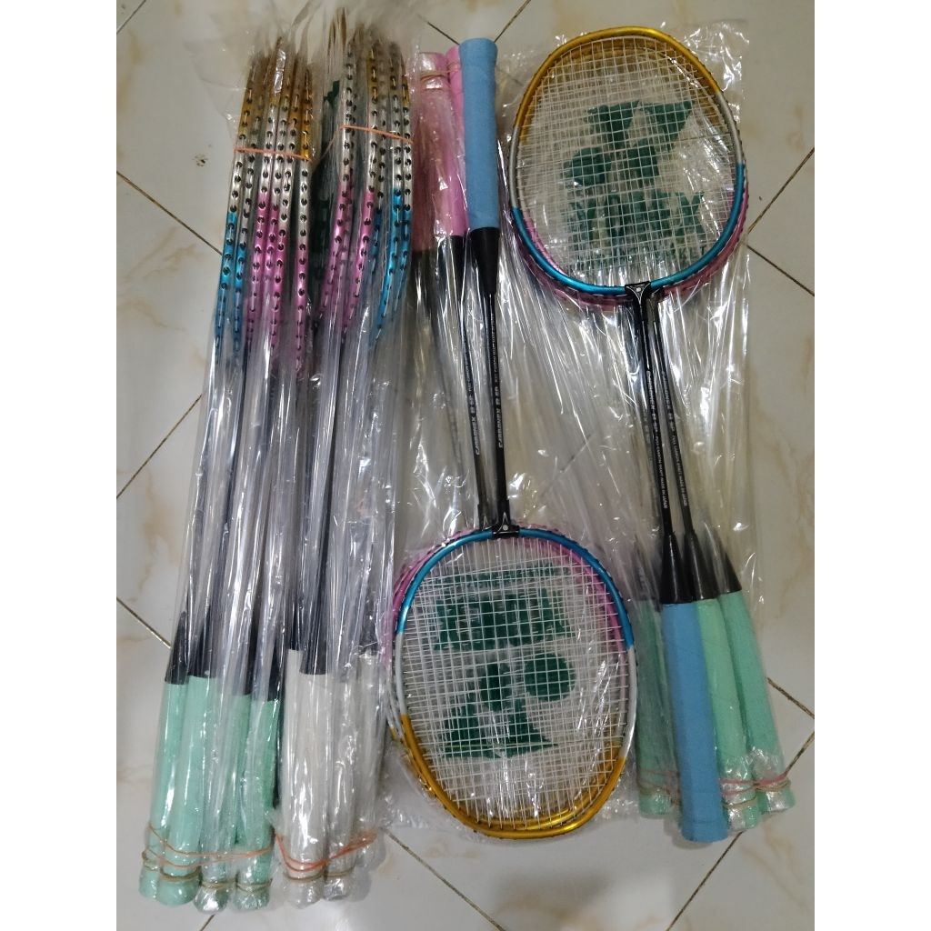 batminton Raket biasa lusinan 12pcs
