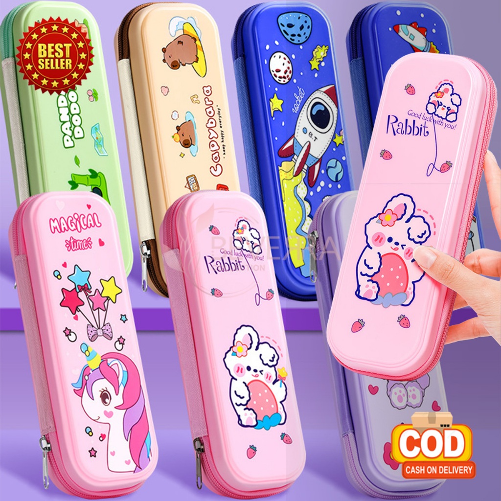 

Tempat Pensil Anak Perempuan Motif Kartun Unicorn Lucu 3D Perlengkapan Alat Tulis Anak Sekolah ATKAQ