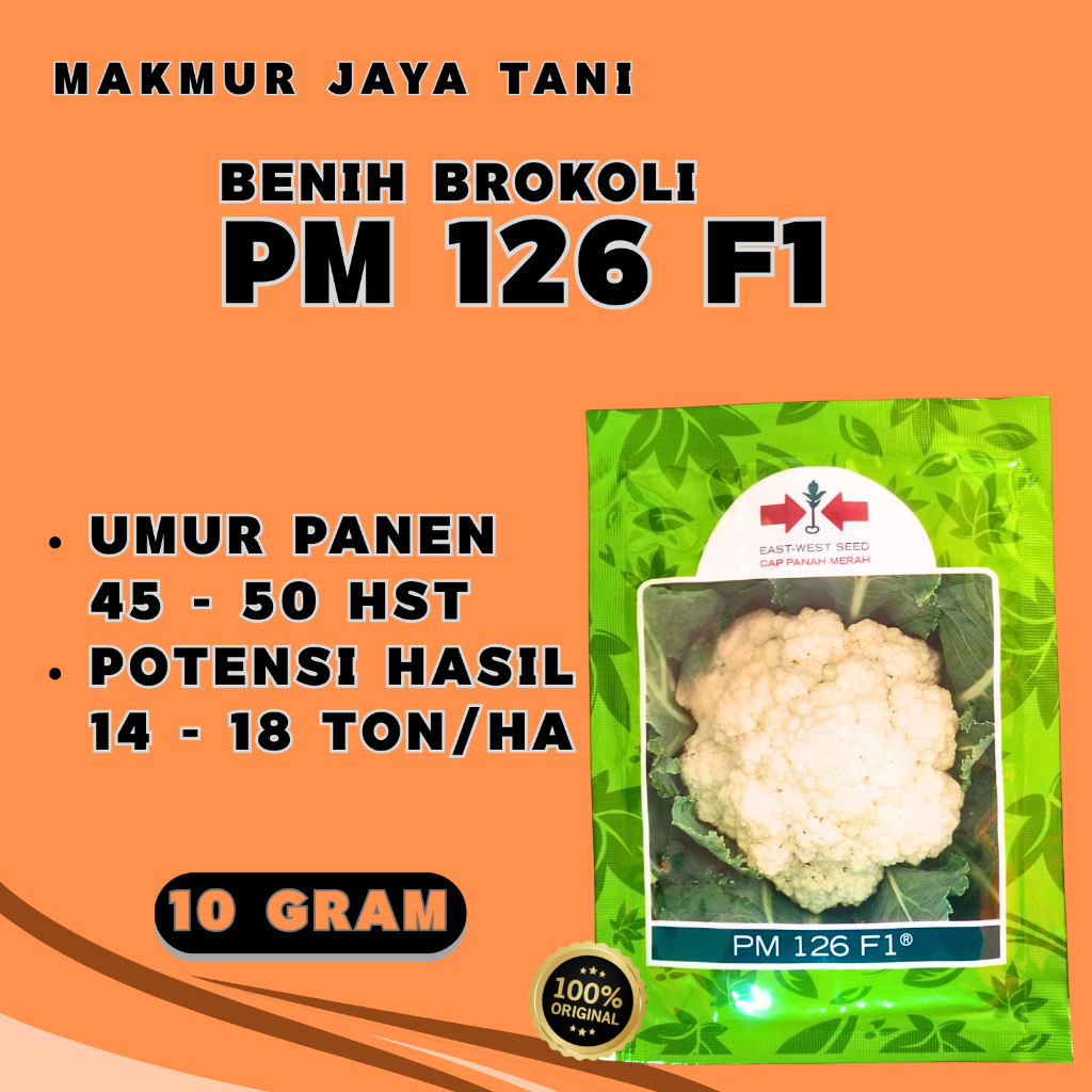 

BENIH BROKOLI PM 126 F1 CAP PANAG MERAH