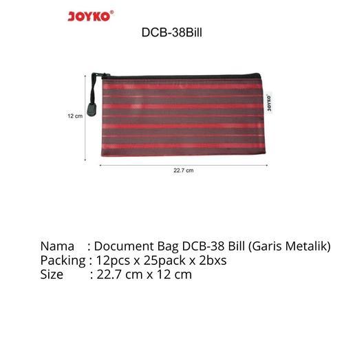 

Document Bag Tas Dokumen Joyko DCB-38 Bill (1 pack 12 pcs)