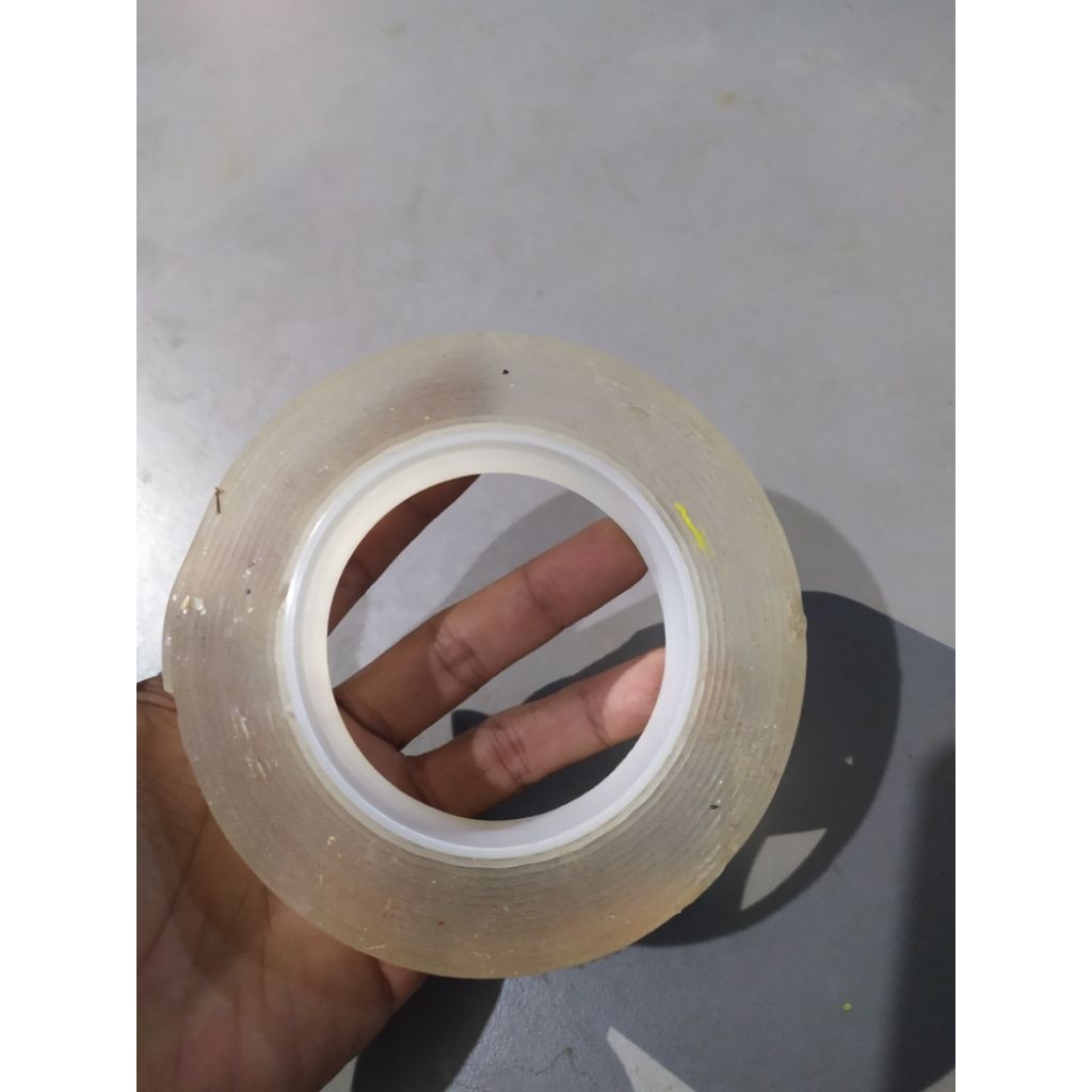 

Solasi double tape bening super lengket (5 Meter)