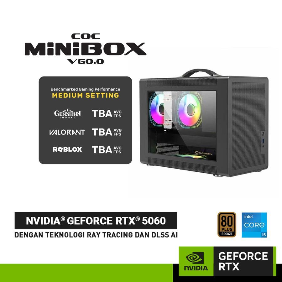 COC MINI BOX V60.0 - Paket PC Rakitan Mini ITX GeForce RTX 5060