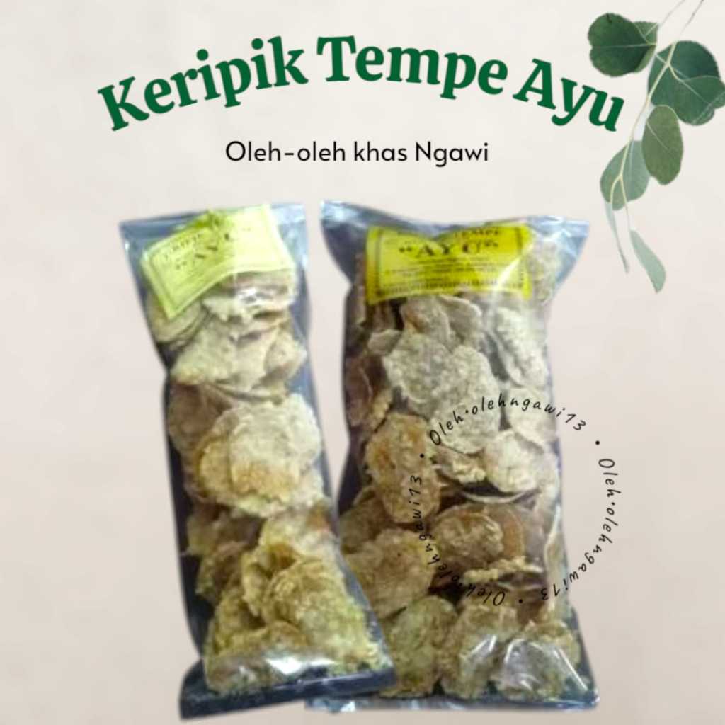 

Keripik tempe ayu, keripik ngawi, oleh oleh khas ngawi, keripik, tempe