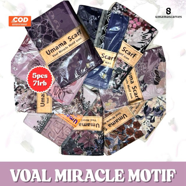 VOAL MOTIF MIRACLE - SEGI EMPAT MOTIF VOAL MIRACLE UMAMA