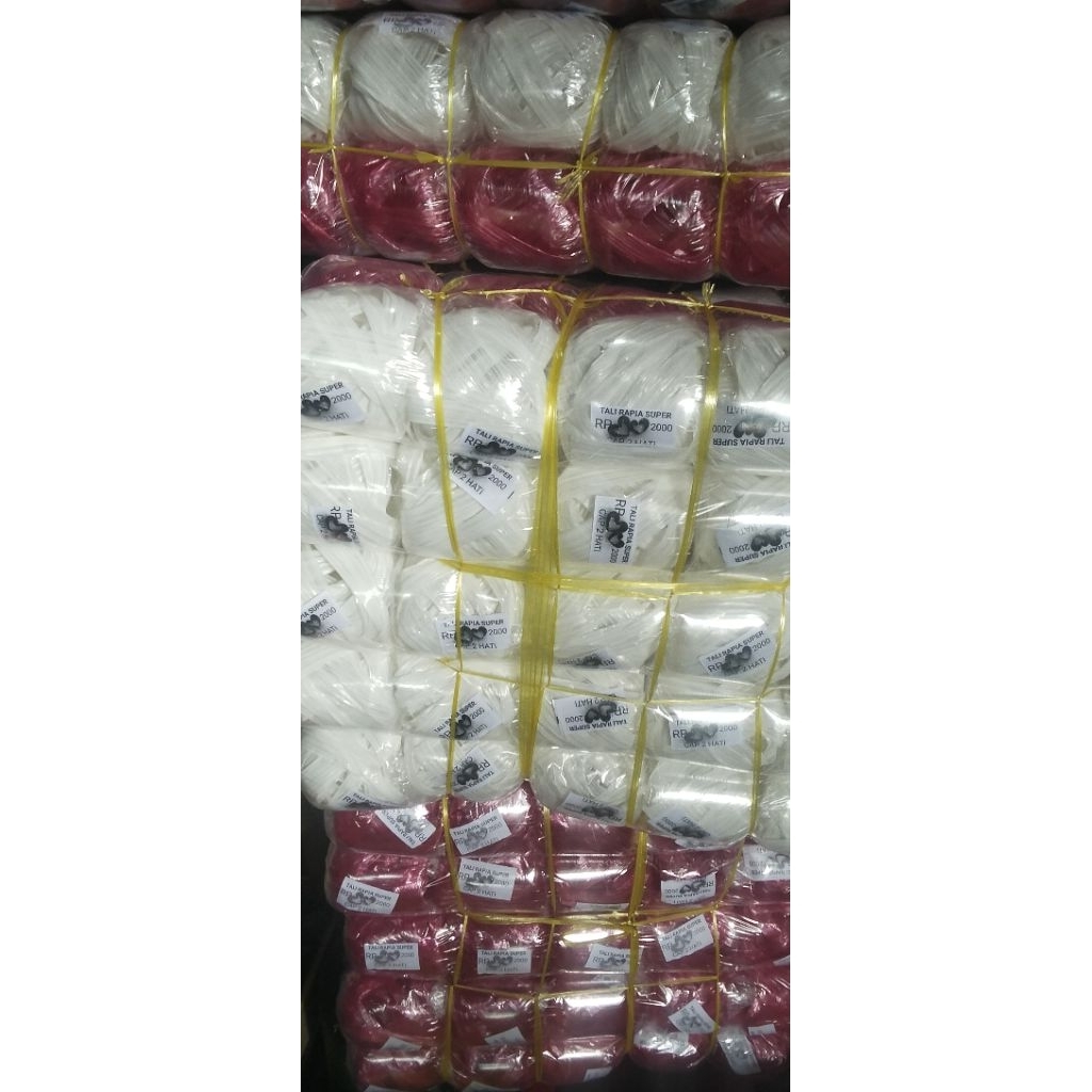 

Tali Rapia/Rafia super edisi merah putih 17 Agustus isi 50 eceran 2000