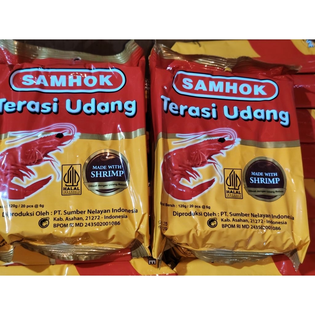 

TERASI UDANG SAMHOK 1 PACK ISI 20 SASET