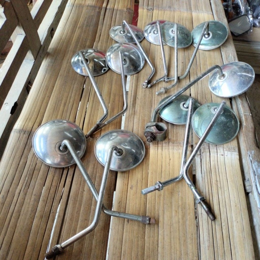 spion yamaha bulat drat 12 dan 14 original nos