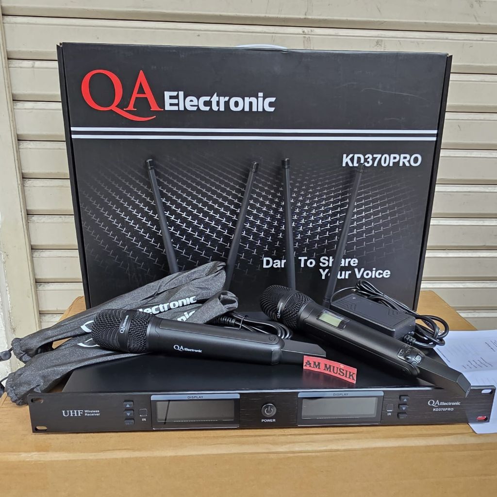 MIC WIRELESS QA ELECTRONIC KD370PRO HANDHELD KD370 PRO