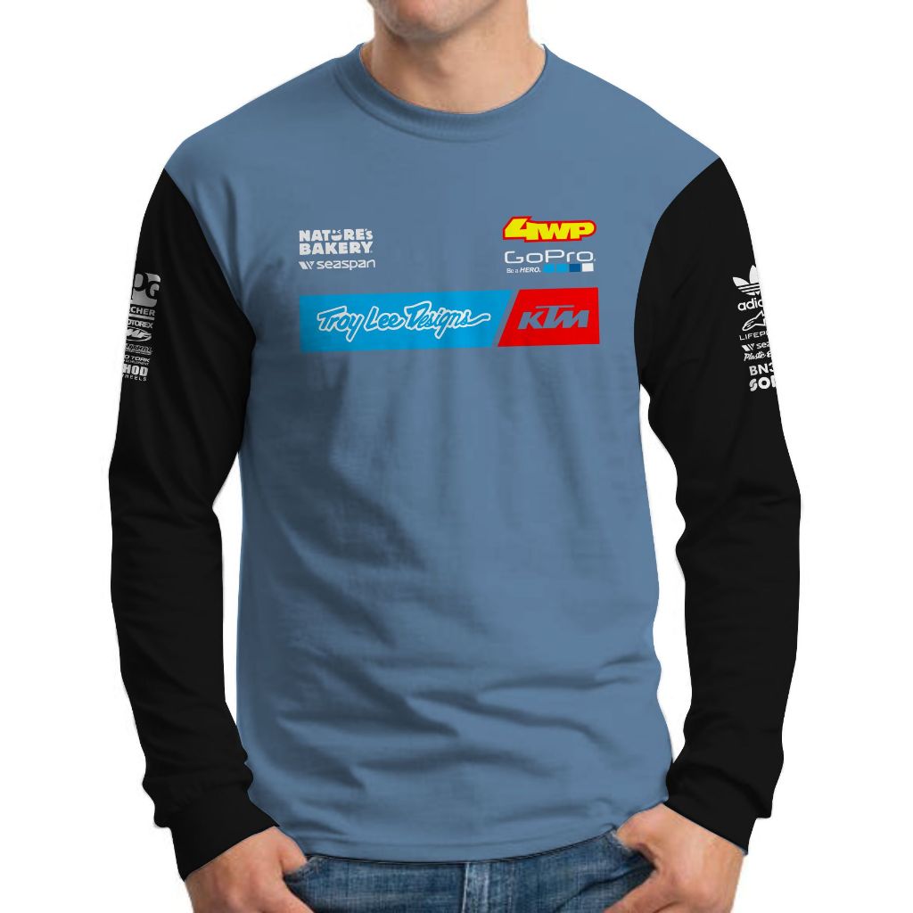 kaos lengan panjang ktm gopro otomotif motocross mx gp terbaru