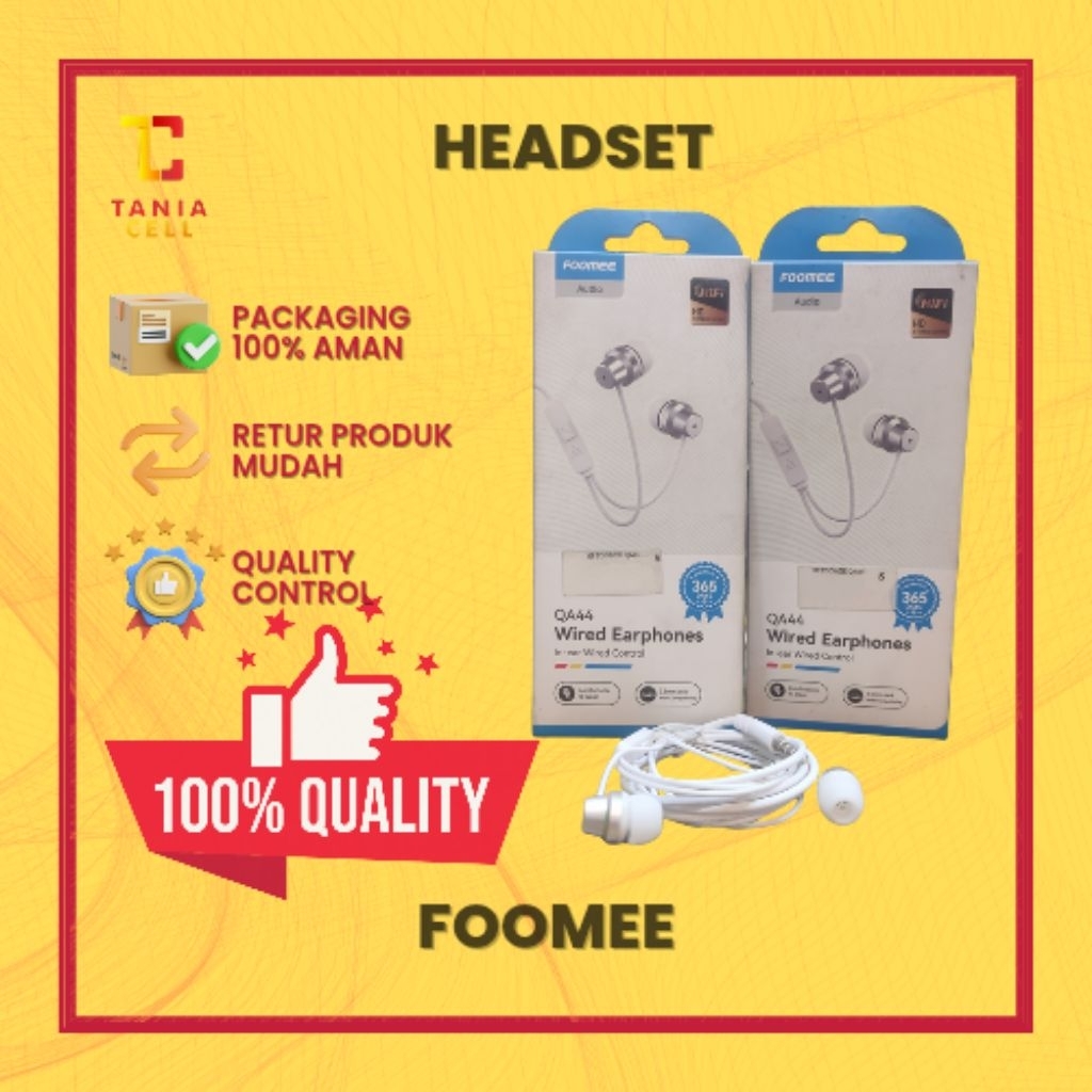 HEADSET KABEL FOOMEE QA44