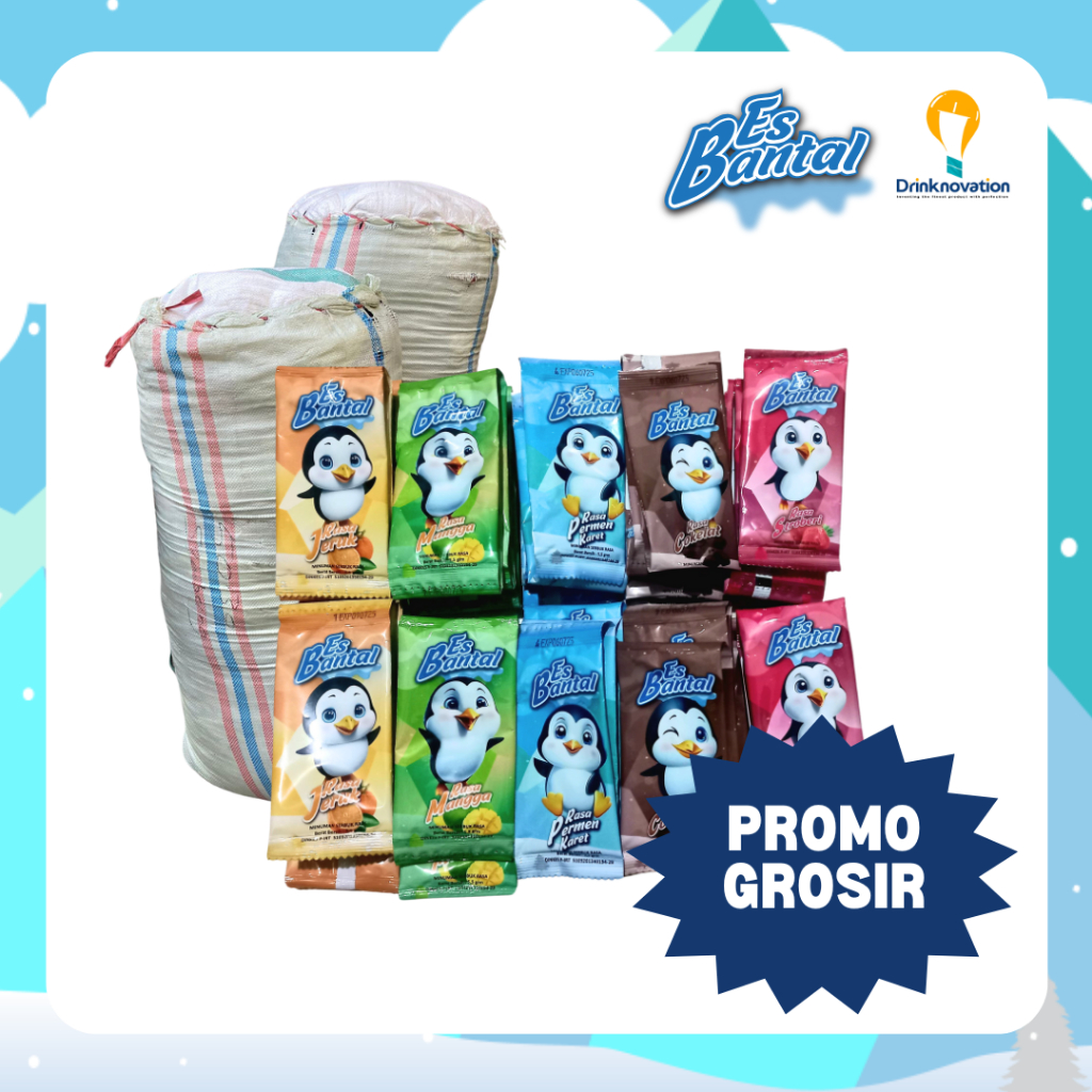 

[HARGA GROSIR] 1 Karung/15ball Es Bantal BONUS poster promosi A4 (240ball x 15 = 3600pcs)