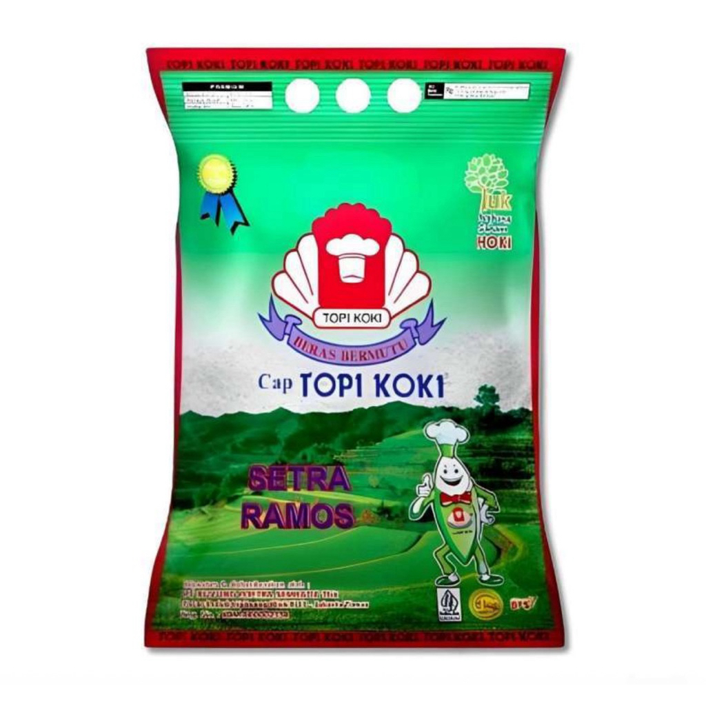 

Beras 5kg TOPI KOKI