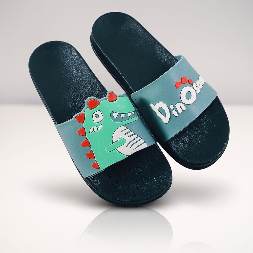 sandal wanita DINOSAUR, sendal wanita kekinian sandal selop sandal slop sandal rumah sendal rumah