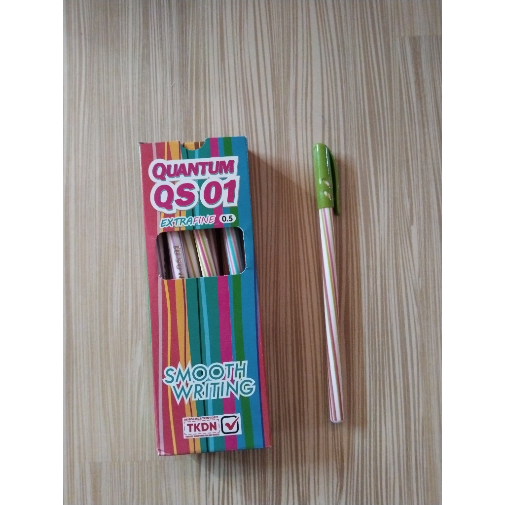 

Ballpoint Pulpen Quantum QS 01, Extra Fine 0,5, Tinta Hitam