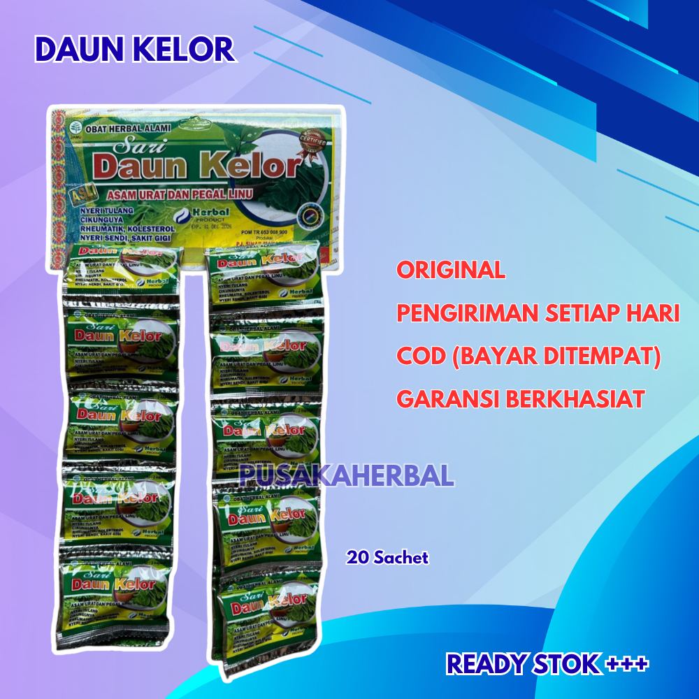 

DAUN KELOR HIJAU KAPSUL ASAM URAT