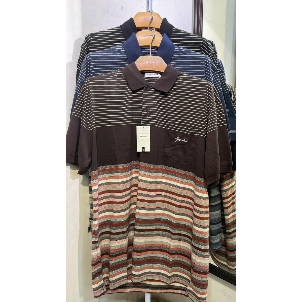 Hassenda kaos salur berkerah