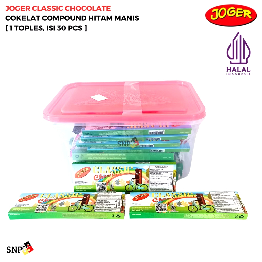 

JOGER Classic Cokelat Batang [1 Toples, Isi 30 Pcs]