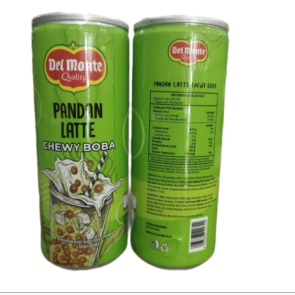 

Delicious Boba Drink Pandan Latte - DELMONTE