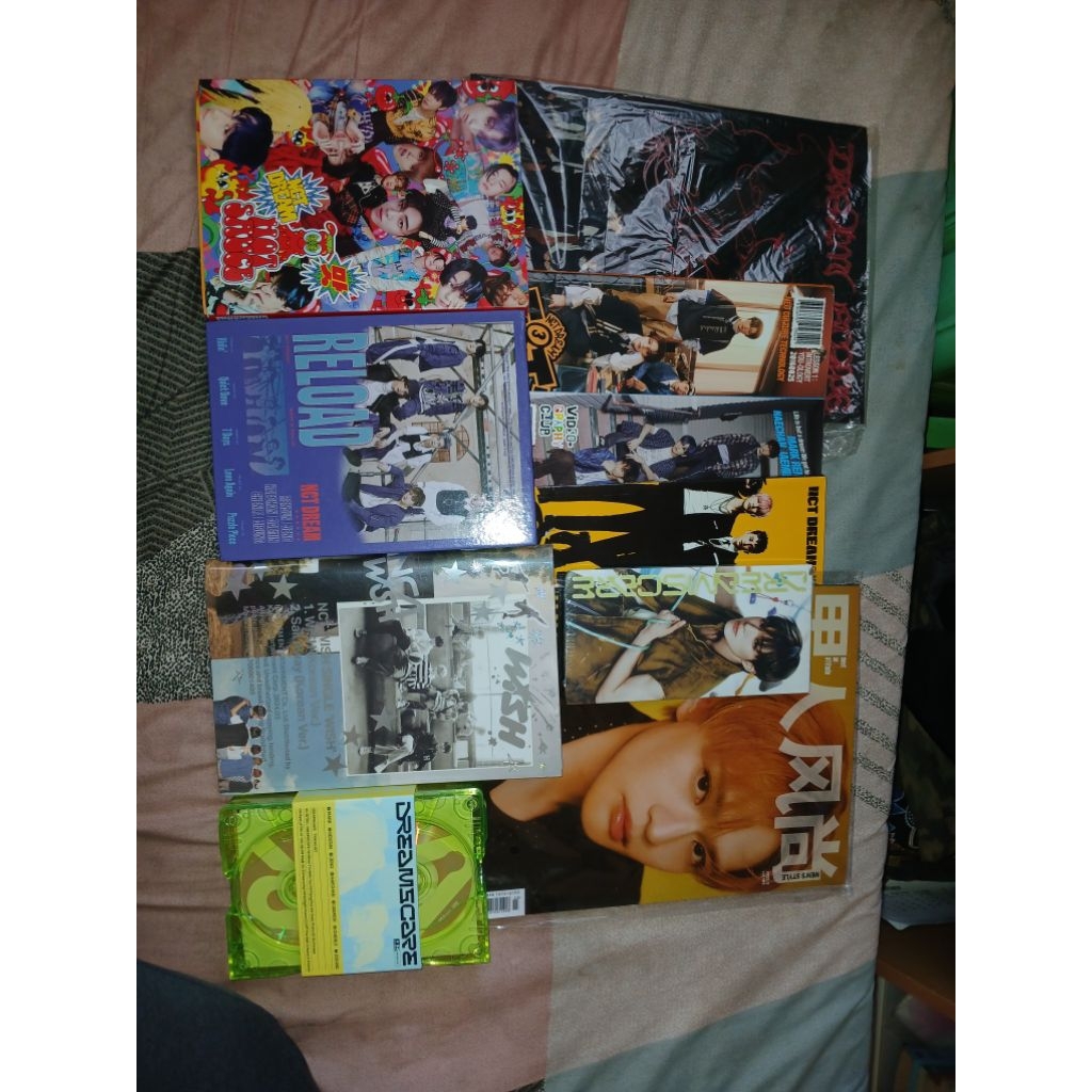 album only nct dream. dreamini dreamscape istj flipbook glitch mode hot sauce reload nct wish