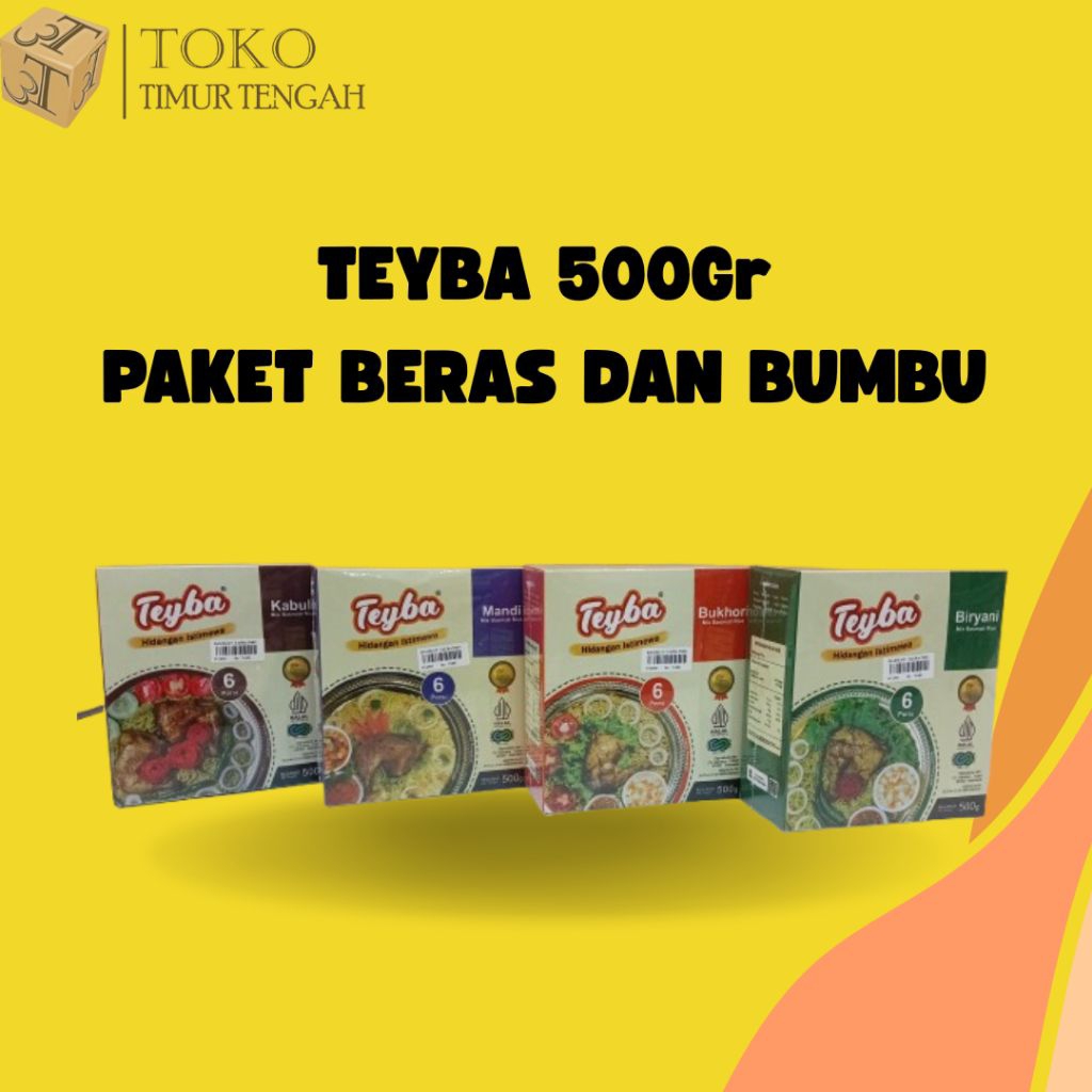

TEYBA PAKET BERAS BASMATI DAN BUMBU 500GRAM