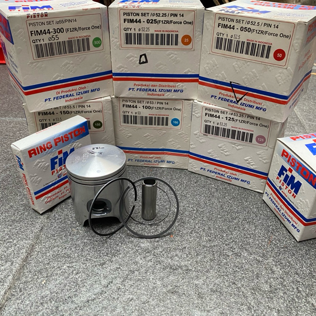 PISTON FIM FIZ R FORCE ONE PISTON FIM 44 PIN 14 FIZ R / FORCE ONE DLL PISTON FIM KIT OV 25 50 100 12