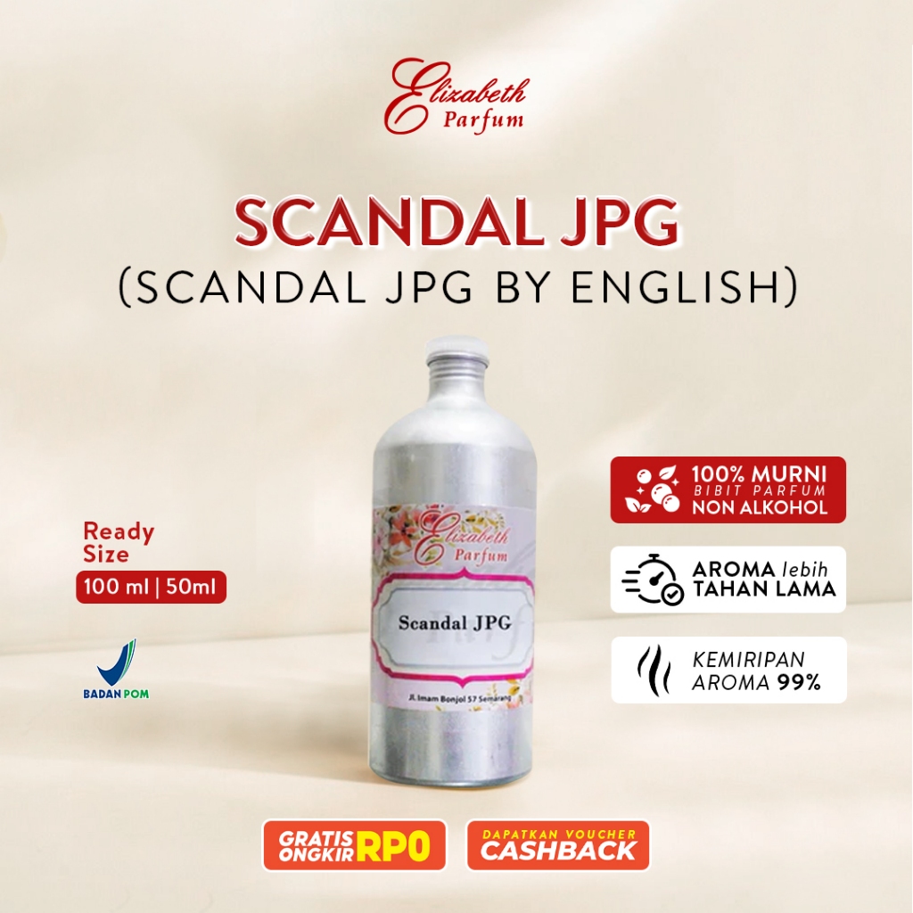 Scandal JPG( Scandal JPG  by English ). Grosir bibit parfum murni tanpa campuran alkohol, atau apapu