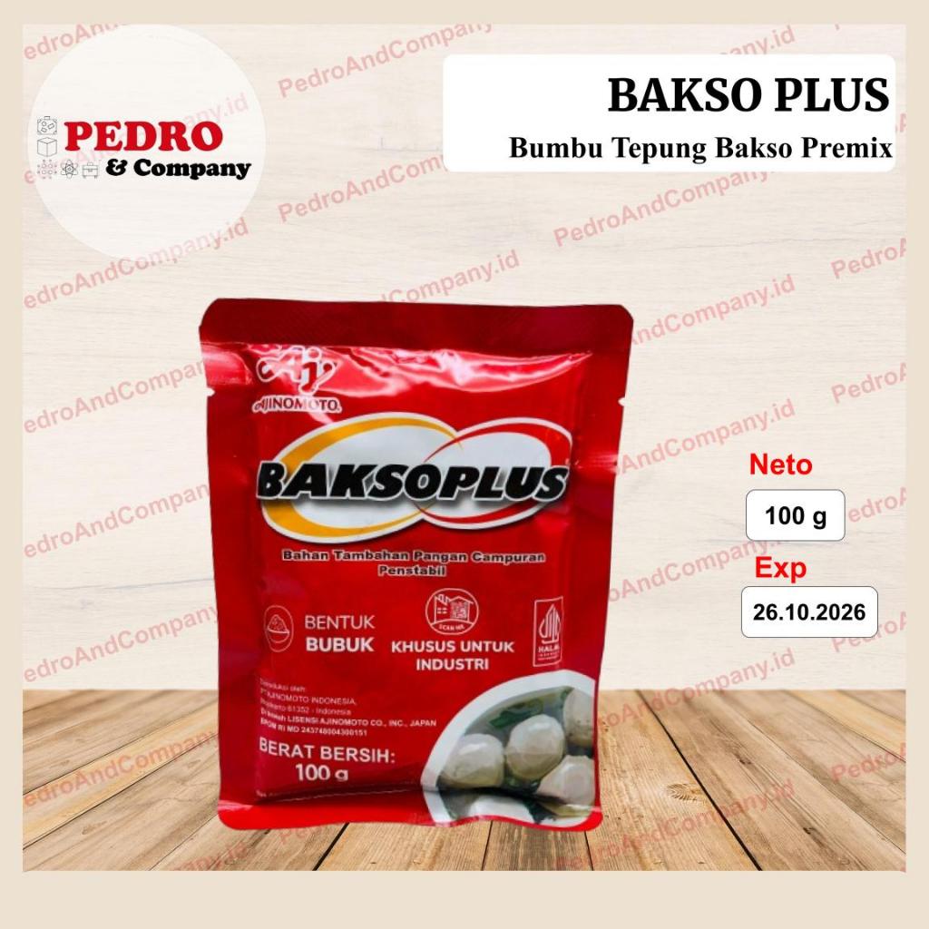 

Ajinomoto Baksoplus tepung bakso 100 gram premix flour
