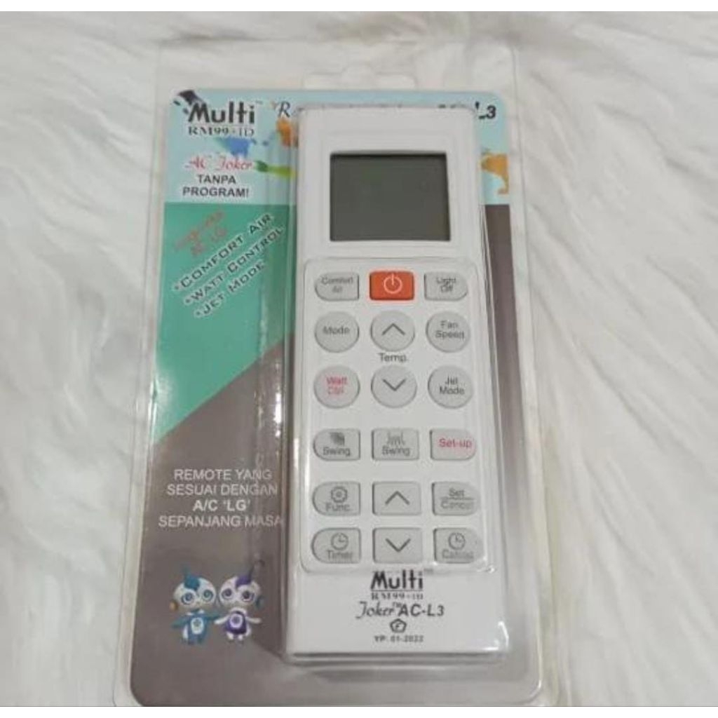 Remote AC Multi AC L3 LG Joker Remote AC multi Joker Remote AC universal Joker Remote AC Joker multi