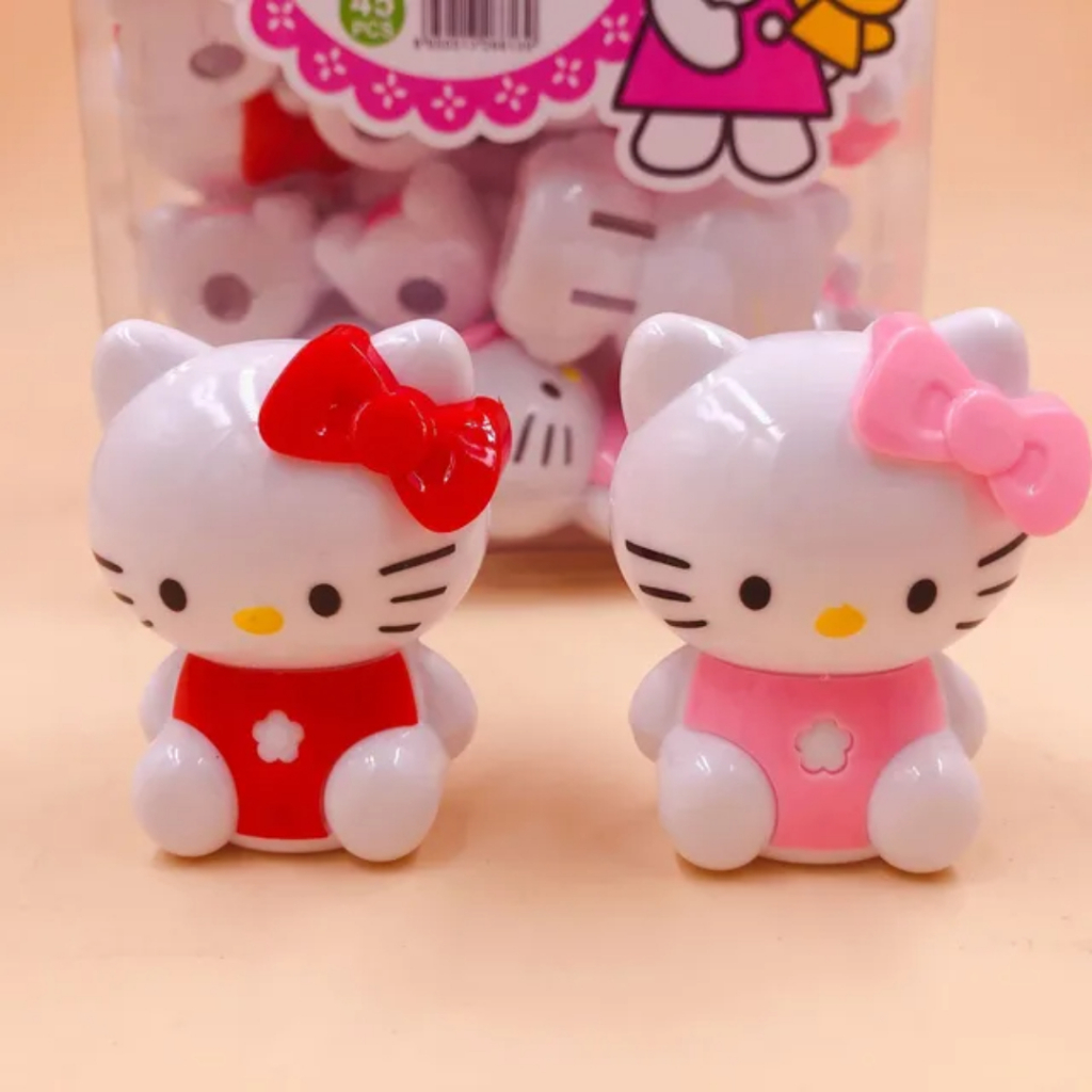 

Serutan Pensil Anak Hello Kitty Lucu Rautan Baja Tajam Oroton Sekolah Karakter Imut Perempuan TK SD