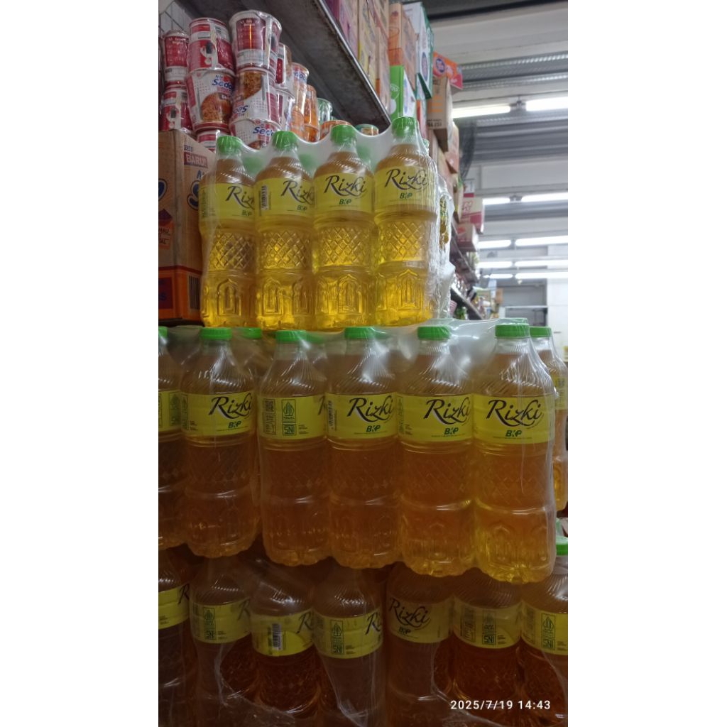 

Minyak Goreng 1 Liter Kemasan Dos (Reffil | Botol 1 dus isi 12pcs) | Sunco | Rizki | Fortune | Tawon | Rosebrand | Sabrina | Lavenia | Bimoli