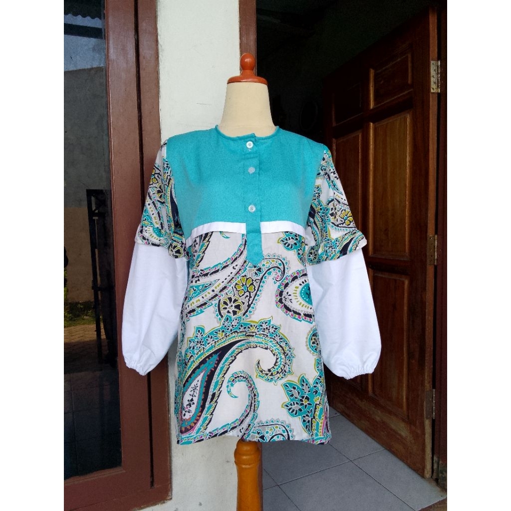 baju atasan blouse wanita katun