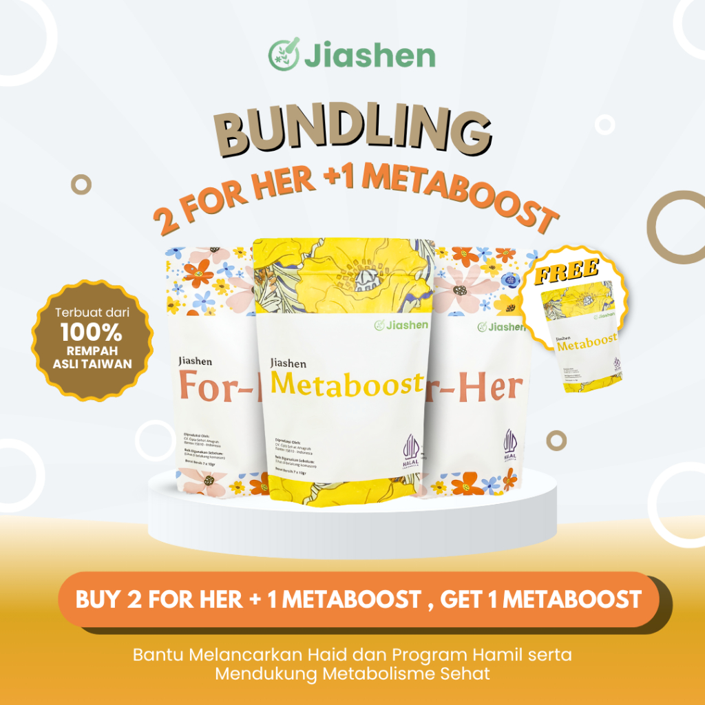 

[Spesial Bundling] Jiashen For Her 2 & Metaboost 2 (Beli 3 Gratis 1)