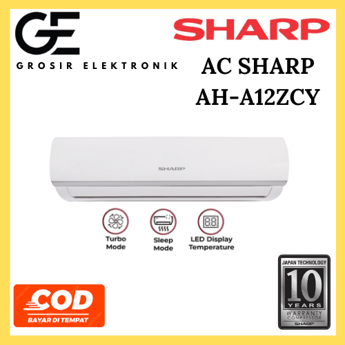 AC STANDAR SHARP 1.5 PK AH-A 12ZCY MADE IN CHINA