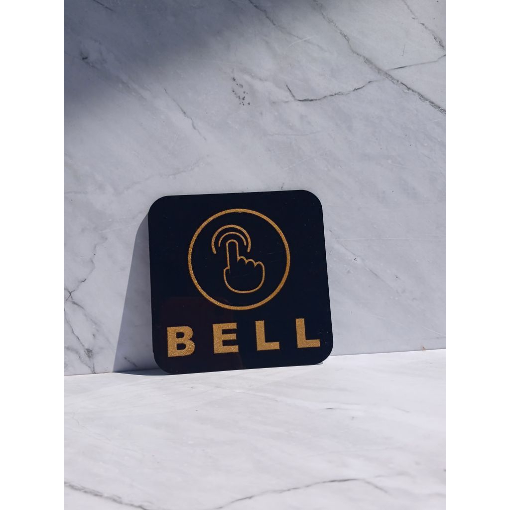sign tekan bell | tanda untuk bell | tanda tekan bell