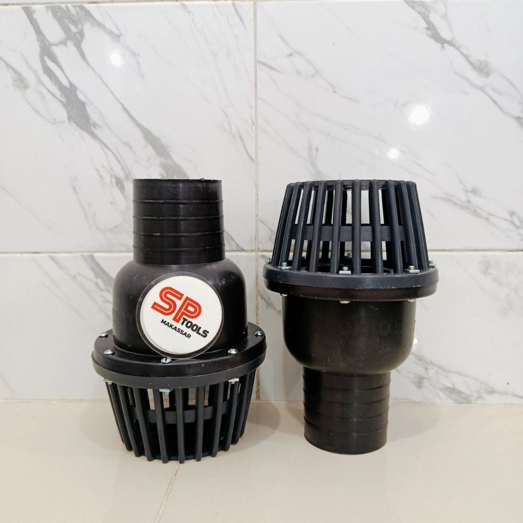 SARINGAN POMPA AIR ALCON ALKON PVC / FOOT KLEP / KLEP BERDIRI PVC 3" 3 INCH