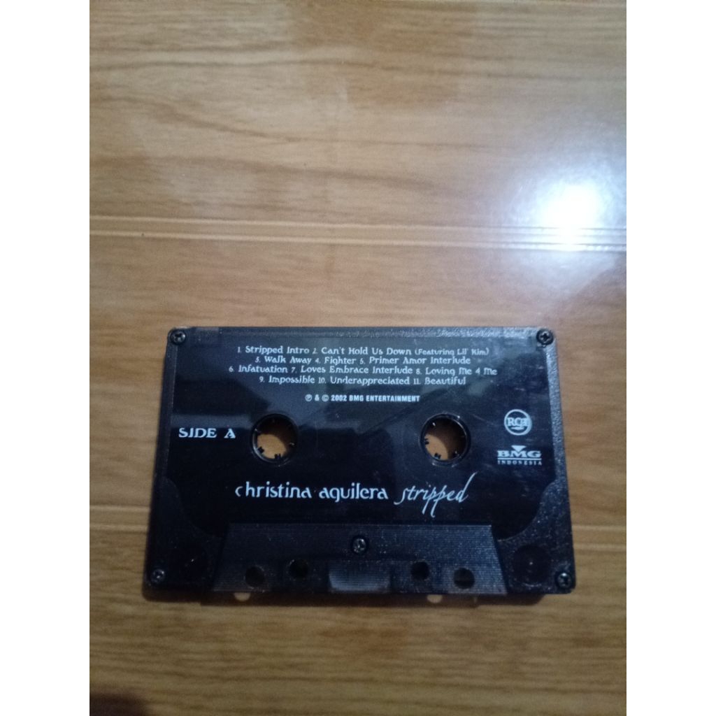 isian kaset christina aguilera - stripped | tanpa cover
