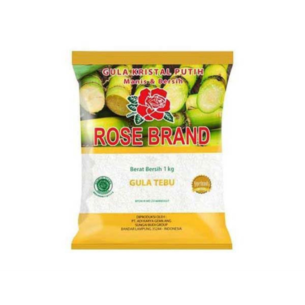 

Rose brand gula pasir - 1 KG