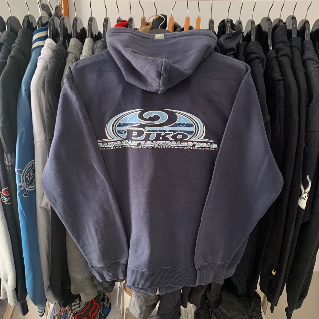 Vintage surf zip hoodie piko