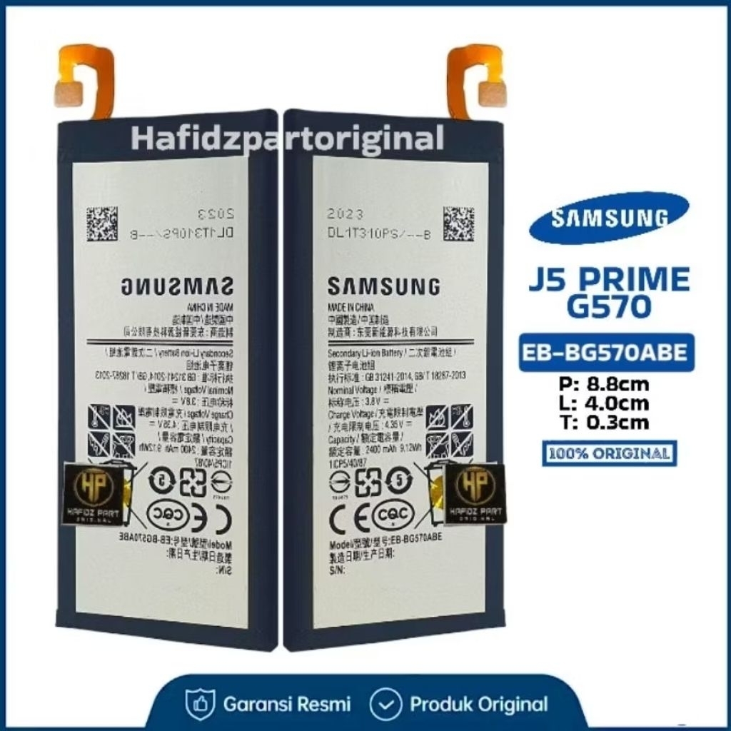Baterai Batre Battery Samsung J5 Prime G570 Copotan Cabutan Bekas