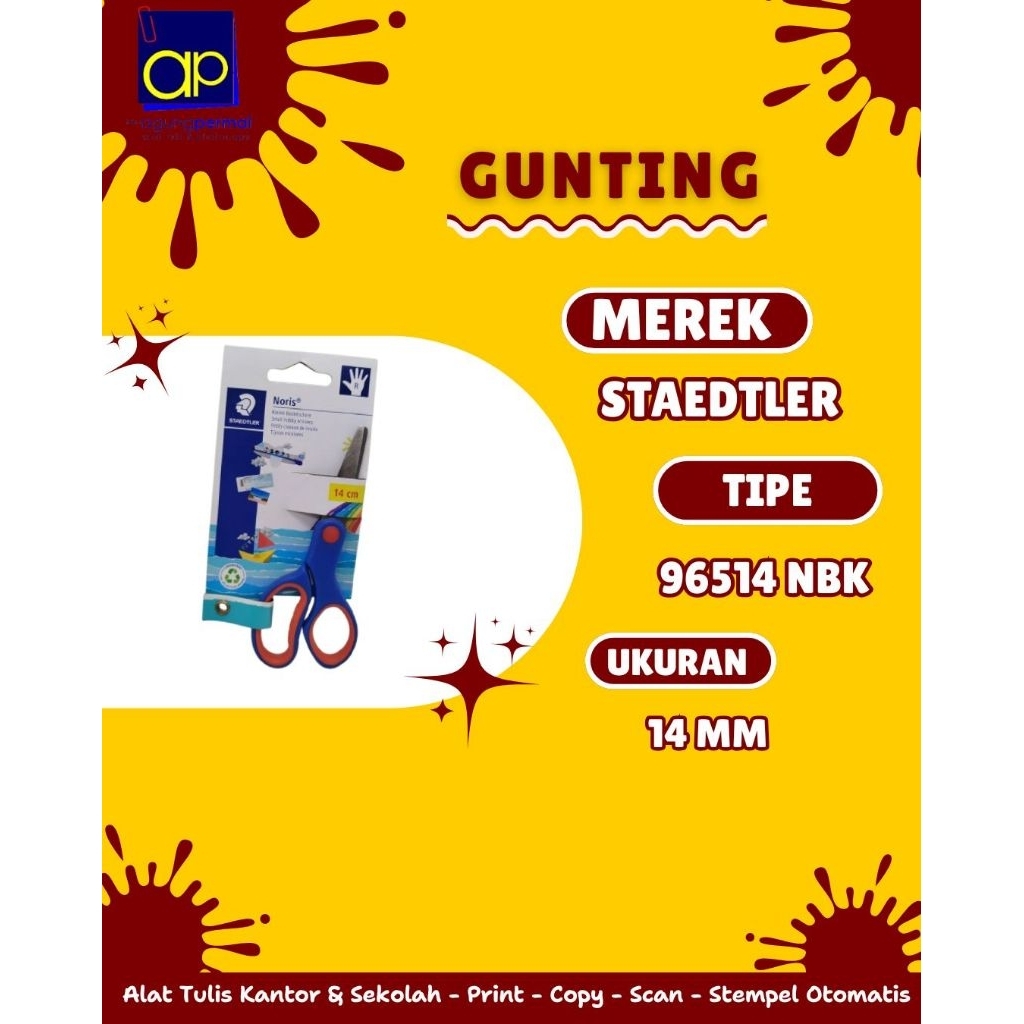 

Gunting Staedtler Noris 14cm